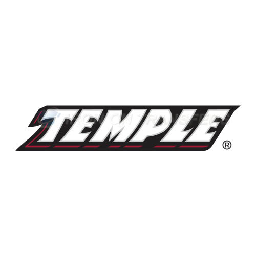 Temple Owls Logo T-shirts Iron On Transfers N6442 - Click Image to Close